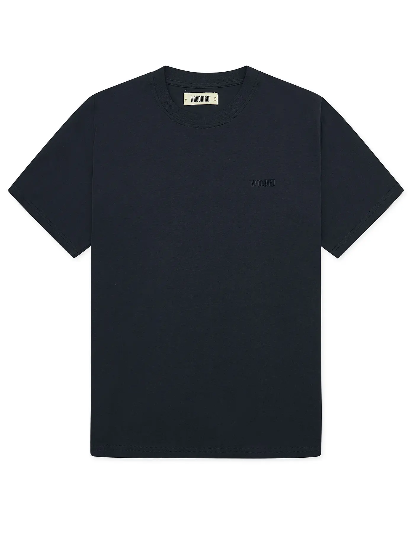 WOODBIRD | T-Shirt WBBAINE | dunkelblau